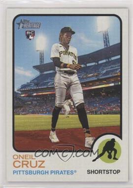 2022 Topps Heritage - [Base] #157.5 - SP Image Variation - Oneil Cruz