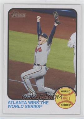 2022 Topps Heritage - [Base] #210 - Freddie Freeman