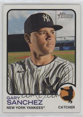 2022 Topps Heritage - [Base] #258 - Gary Sanchez