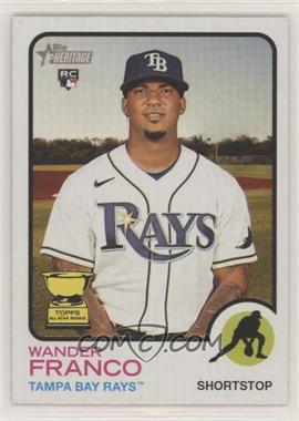 2022 Topps Heritage - [Base] #347.1 - Wander Franco