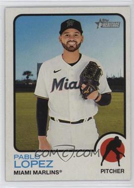 2022 Topps Heritage - [Base] #467 - High Number SP - Pablo Lopez