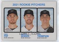 Rookie Pitchers - Zach Pop, Anthony Bender, Zach Thompson