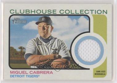 2022 Topps Heritage - Clubhouse Collection Relics #CC-MCB - Miguel Cabrera [EX to NM]