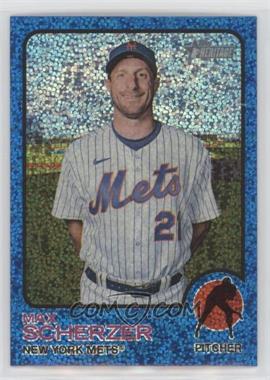 2022 Topps Heritage High Number - [Base] - Chrome Blue Sparkle #641 - Max Scherzer