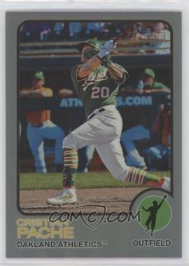 2022 Topps Heritage High Number - [Base] - Chrome Silver Bordered Refractor #680 - Cristian Pache /373