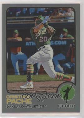 2022 Topps Heritage High Number - [Base] - Chrome Silver Bordered Refractor #680 - Cristian Pache /373