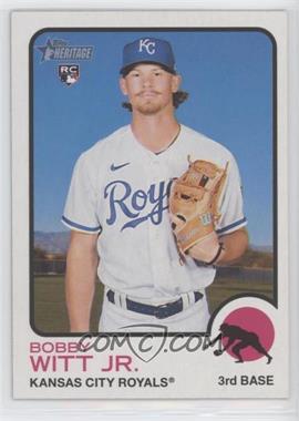 2022 Topps Heritage High Number - [Base] #520.1 - Bobby Witt Jr.