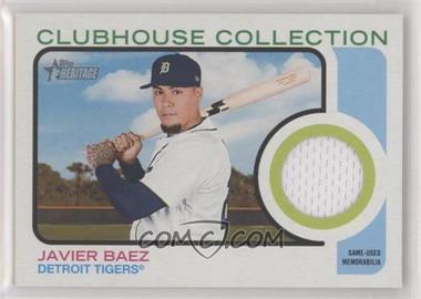 2022 Topps Heritage High Number - Clubhouse Collection Relics #CCR-JB - Javier Baez