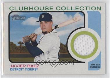 2022 Topps Heritage High Number - Clubhouse Collection Relics #CCR-JB - Javier Baez