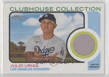 2022 Topps Heritage High Number - Clubhouse Collection Relics #CCR-JU - Julio Urias