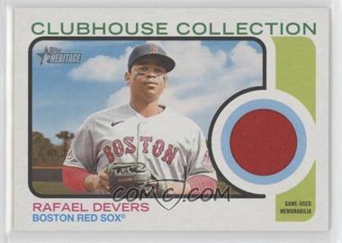 2022 Topps Heritage High Number - Clubhouse Collection Relics #CCR-RD - Rafael Devers