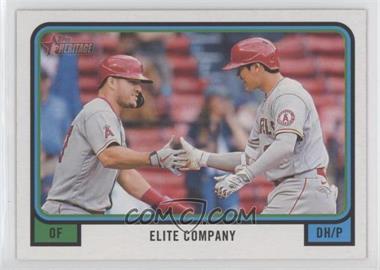 2022 Topps Heritage High Number - Combo Cards #CC-2 - Shohei Ohtani, Mike Trout