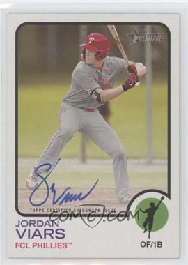 2022 Topps Heritage Minor League Edition - Real One Autographs #ROA-JVR - Jordan Viars