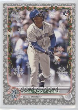 2022 Topps Holiday - Mega Box [Base] - Metallic #HW44 - Julio Rodriguez