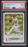 Rare - Variation - Mike Trout (Christmas Lights Necklace) [PSA 9 MINT]