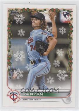 2022 Topps Holiday - Mega Box [Base] #HW93.3 - Rare - Variation - Joe Ryan (Santa Belt)