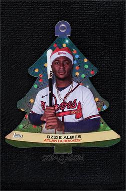 2022 Topps Holiday - Mega Box Oversized Ornaments Die-Cuts #WHO-OA - Ozzie Albies