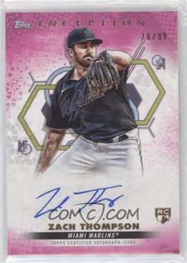 2022 Topps Inception - Base Rookie and Emerging Stars Autographs - Magenta #BRES-MTH - Zach Thompson /99