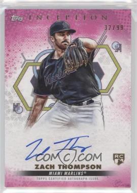 2022 Topps Inception - Base Rookie and Emerging Stars Autographs - Magenta #BRES-MTH - Zach Thompson /99