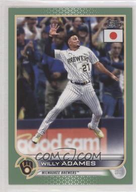 2022 Topps Japan Edition - [Base] - Jade Green #30 - Willy Adames /75