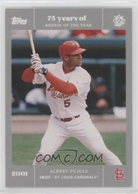 2022 Topps MLB Rookie of the Year 75th Anniversary - [Base] - Platinum #33 - Albert Pujols /75