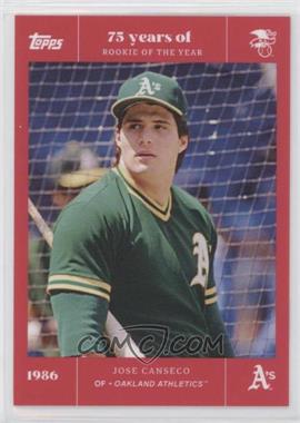 2022 Topps MLB Rookie of the Year 75th Anniversary - [Base] - Ruby #24 - Jose Canseco /10