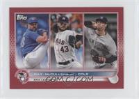 League Leaders - Robbie Ray, Lance McCullers Jr., Gerrit Cole #/5