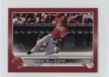 2022 Topps Mini - [Base] - Red #448 - Nick Castellanos /5