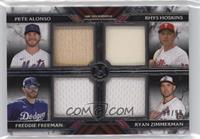 Pete Alonso, Freddie Freeman, Rhys Hoskins, Ryan Zimmerman #/99