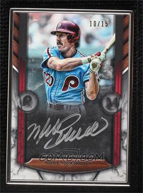 2022 Topps Museum Collection - Museum Framed Autographs - Silver Frame #MFA-MS - Mike Schmidt /15
