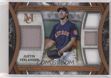 2022 Topps Museum Collection - Single-Player Primary Pieces Quad Relics - Copper #SPPPQR-JV - Justin Verlander /75