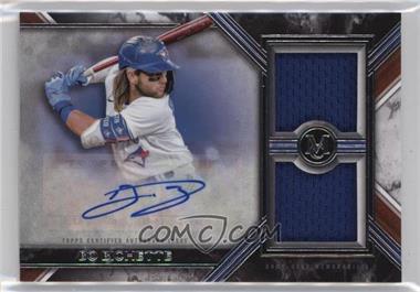 2022 Topps Museum Collection - Swatches Dual Relic Autographs #SWDRA-BBI - Bo Bichette /299