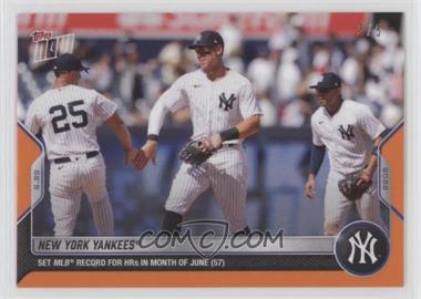 2022 Topps Now - [Base] - Orange #429 - New York Yankees Team /5