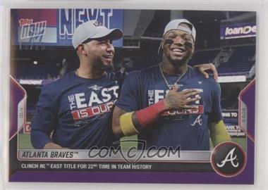 2022 Topps Now - [Base] - Purple #1018 - Atlanta Braves /25