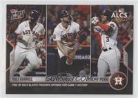 Yuli Gurriel, Chas McCormick, Jeremy Pena #/593