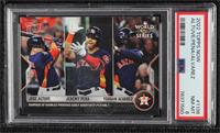 Jose Altuve, Jeremy Pena, Yordan Alvarez [PSA 8 NM‑MT] #/723