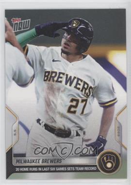 2022 Topps Now - [Base] #132 - Milwaukee Brewers /325