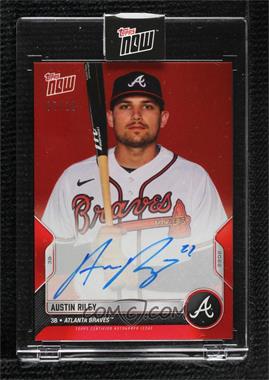 2022 Topps Now Road to Opening Day - [Base] - Red Autographs #OD-227D - Austin Riley /10 [Uncirculated]