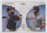 Dustin Pedroia, Trevor Story #/25