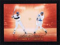 Willie Mays, Ken Griffey Jr. #/10