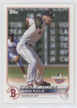 2022 Topps Opening Day - [Base] #142 - Chris Sale