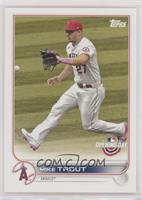 Mike Trout (Fielding in White Jersey) [EX to NM]