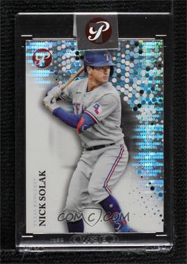 2022 Topps Pristine - [Base] - Pristine Pulsar Refractor #161 - Nick Solak [Uncirculated]