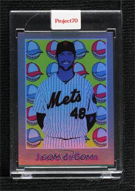 2022 Topps Project 70 - Online Exclusive [Base] - Rainbow Foil #797 - Ron English - Jacob deGrom (1970 Topps Baseball) /70 [Uncirculated]