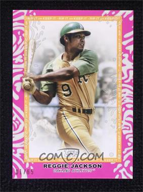 2022 Topps Rip - [Base] - Fuchsia #9 - Reggie Jackson /65