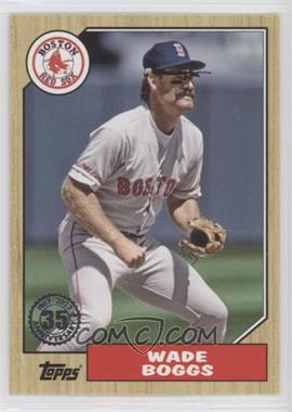 2022 Topps Series 1 - 1987 Topps Baseball 35th Anniversary #T87-86 - Wade Boggs