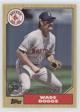 2022 Topps Series 1 - 1987 Topps Baseball 35th Anniversary #T87-86 - Wade Boggs