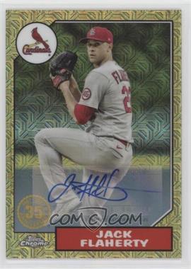 2022 Topps Series 1 - 1987 Topps Chrome Silver Pack Series 1 Mojo - Autographs #T87C-82 - Jack Flaherty /99