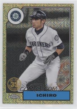 2022 Topps Series 1 - 1987 Topps Chrome Silver Pack Series 1 Mojo #T87C-87 - Ichiro