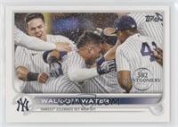 Checklist - Walk-Off Water (Yankees Celebrate Key Walk-Off)